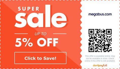 megabus offer code.